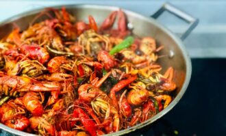 Premium lobster glazed with garlic butter and ocean salt.