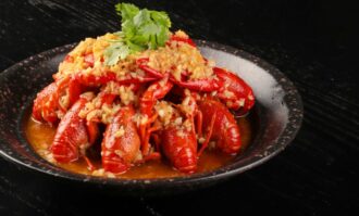 Premium lobster glazed with garlic butter and ocean salt.